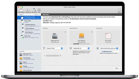 high sierra carbon copy cloner won't boot